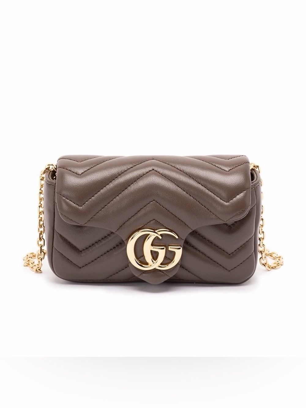 GUCCI Mamont mini GG quilted leather shoulder bag crossbody bag